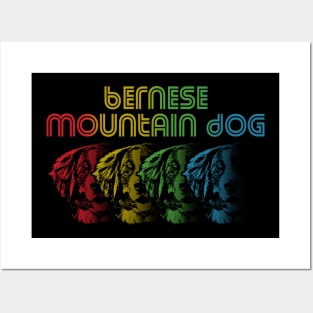 Cool Retro Groovy Bavarian Mountain Scenthound Dog Posters and Art